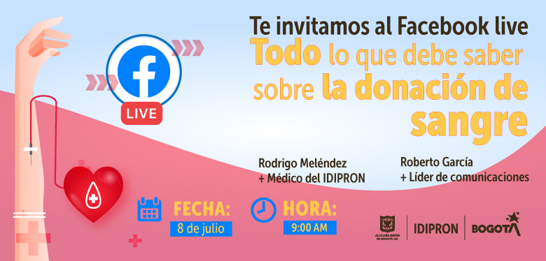 Facebook Live Donación de Sangre