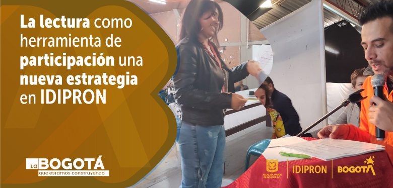 La lectura como herramienta de participación: una nueva estrategia en IDIPRON