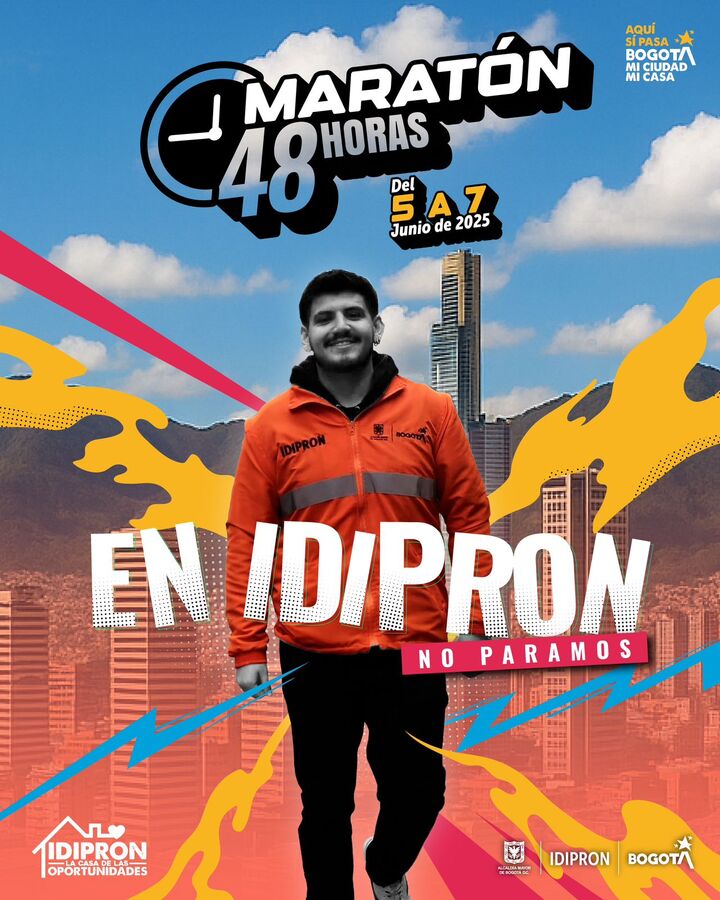 IDIPRON realizará la Maratón 48 Horas 2025 para atender a niñas, niños, adolescentes y jóvenes en situación de vulnerabilidad
