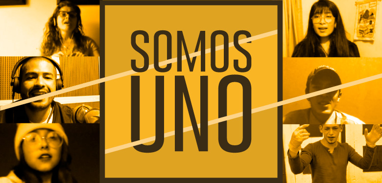 banner somos uno, un canto a la vida