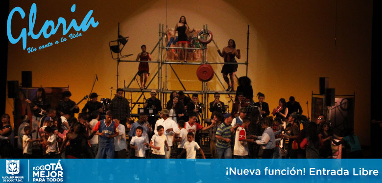 Funcion 26 de julio Gloria un canto a la vida