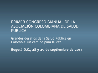 Primer congreso bianual de la Asociación Colombiana de Salud Pública