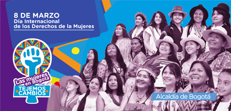 Imágen de mujeres en conmemoración día internacional día de la mujer